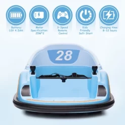 12V Kids Ride On Bumper Car Electric Bumping Car For Toddlers With Remote Control, 360° Spin -Garvee GUEST cdaf068e 38e6 4931 a60c 48ad7b7d128f