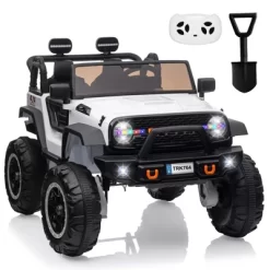 Electric Ride On Car, 24V 2 Seats For Kids, With Remote Control, 4WD Spring Suspension, 2 Speeds, Music, For 3+ 19 Electric Ride On Car, 24V 2 Seats For Kids, With Remote Control, 4WD Spring Suspension, 2 Speeds, Music, For 3+ -Garvee GUEST ce091cf6 5a37 4075 b122 1bba318aa6ab