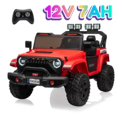 24V Powered Wheels 2-Seater Kids Ride-On Car With Remote Control, Ride On Off-road Car Toy With Adjustable Speeds, Musics, Easy Assembly -Garvee GUEST ce929dd9 1799 4c18 a24d 12fec1df4c0e