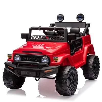 Electric Car, Licensed Toyota 12V Ride-On Car, For Kids With RC, Music, LED Lights, Double Doors, Safety Belt 12 Electric Car, Licensed Toyota 12V Ride-On Car, For Kids With RC, Music, LED Lights, Double Doors, Safety Belt - Image 10