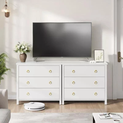 Freestanding Dresser Storage, Vertical Cabinet With Storage Drawer Dresser, Wooden Closet Dressers Chest For Bedroom, Nursery, Living Room 5 Freestanding Dresser Storage, Vertical Cabinet With Storage Drawer Dresser, Wooden Closet Dressers Chest For Bedroom, Nursery, Living Room - Image 3