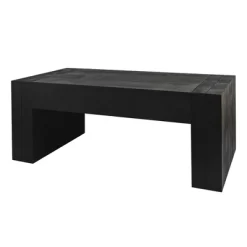 Living Room Wood Table, Versatile Table ,Black Wood Coffee Table,Modern Black Solid Wood Coffee Table -Garvee GUEST d082ee3f 5c65 4850 b616 a1e5e2842d7d