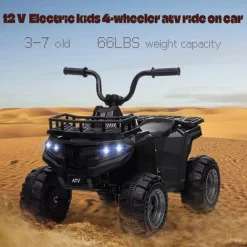 12V Kids Ride On ATV, 4 Wheeler Electric Vehicle For Kids, Battery Powered Quad Toy Vehicle With Music, Horn 19 12V Kids Ride On ATV, 4 Wheeler Electric Vehicle For Kids, Battery Powered Quad Toy Vehicle With Music, Horn -Garvee GUEST d0c7add2 a0d7 4410 82eb 65d983717a9d