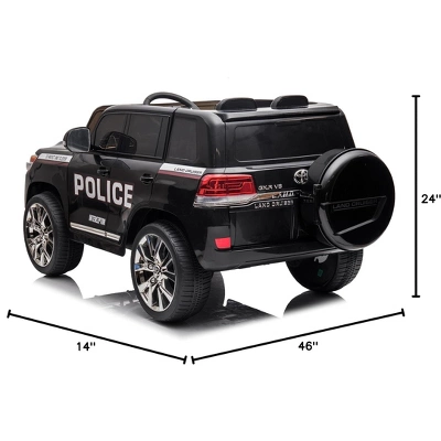 Kids 12V 2-Seater Ride On Car, Licensed Toyota Land Cruiser Electric Car 8 Kids 12V 2-Seater Ride On Car, Licensed Toyota Land Cruiser Electric Car - Image 6