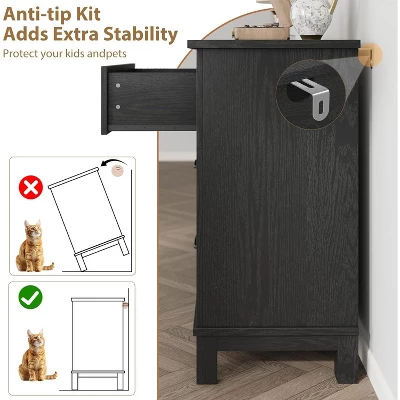 6 Dresser For Bedroom, 47" Wide Drawer Dresser With Storage Freestanding, Wooden Closet Storage Chest For Living Room, Bedroom, Entryway 3 6 Dresser For Bedroom, 47" Wide Drawer Dresser With Storage Freestanding, Wooden Closet Storage Chest For Living Room, Bedroom, Entryway