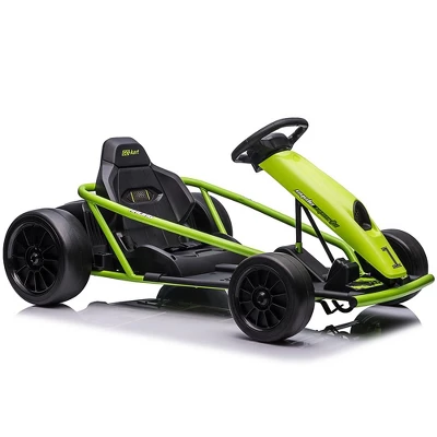 24V Kids Electric Go Kart - 300W X2 Motor, 8MPH, Drift Function, Slow Start & Seat Belt, 180lb Capacity, Ages 8-12 10 24V Kids Electric Go Kart - 300W X2 Motor, 8MPH, Drift Function, Slow Start & Seat Belt, 180lb Capacity, Ages 8-12 - Image 8