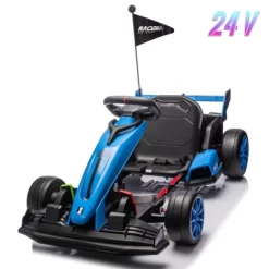 Garvee 24V Electric Go Kart For Kids Ages 6-12, 7.5MPH High-Speed Drift Car With Adjustable Seat, 2×200W Motors,7Ah Battery,135lbs Max Load -Garvee GUEST d6137494 2b07 4510 9214 5f8daaf23ecf