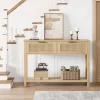 Garvee Console Table Boho Entryway Table Sofa Table Hallway Foyer Table Behind Couch Table With 2 Drawers And Open Storage Shelf For Living Room 1 Garvee Console Table Boho Entryway Table Sofa Table Hallway Foyer Table Behind Couch Table With 2 Drawers And Open Storage Shelf For Living Room -Garvee GUEST d64a9422 96e2 47c4 a45f 682f54be2b8e