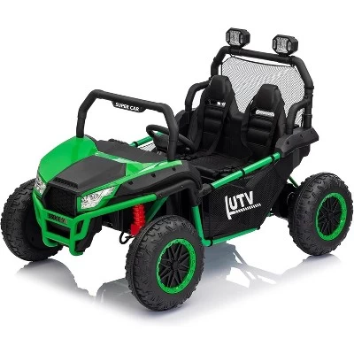 24V 2 Seater Ride On UTV Kids Car With Remote Control, Ride On Truck Toys With Spring Suspensions 10 24V 2 Seater Ride On UTV Kids Car With Remote Control, Ride On Truck Toys With Spring Suspensions - Image 8