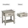 Garvee Nightstands Set Of 2, Industrial Side/End Tables With Drawer And Storage Shelf, Night Stands For Bedroom, Living Room, 2 Pack, Grey 1 Garvee Nightstands Set Of 2, Industrial Side/End Tables With Drawer And Storage Shelf, Night Stands For Bedroom, Living Room, 2 Pack, Grey -Garvee GUEST d85ef35f 0da0 415c be4c 06eceb1e46d0