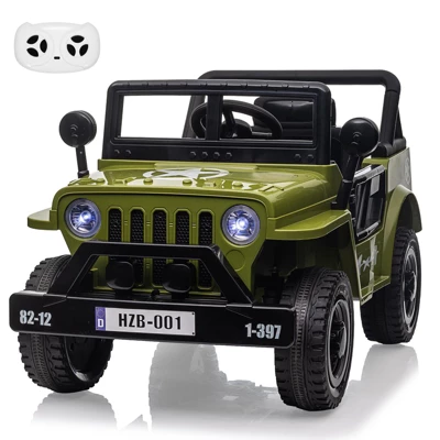 Electric Ride On Car With RC, 12V Kids Ride On Car With Led Lights, Music, Safety Belt, Double Doors, For Kids 7 Electric Ride On Car With RC, 12V Kids Ride On Car With Led Lights, Music, Safety Belt, Double Doors, For Kids - Image 5