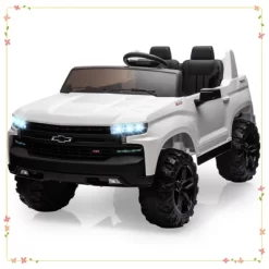 24V 2-Seater Truck Licensed Chevrolet Silverado Ride On Car Toy W/Parent Remote Control -Garvee GUEST daf5ce0d ba70 4679 9614 4078c7427683