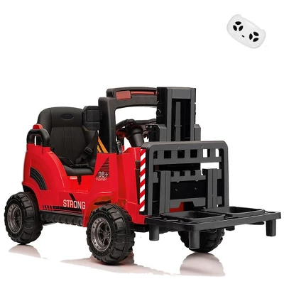 Ride On Forklift Car, 12V Electric Kids Ride On Car With Remote Control, Liftable Fork And Pallet, High/Low Variable Speed 10 Ride On Forklift Car, 12V Electric Kids Ride On Car With Remote Control, Liftable Fork And Pallet, High/Low Variable Speed - Image 8