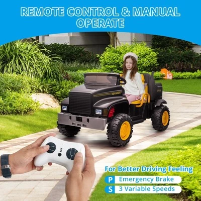 Ride On Truck For Kids 24V Ride On Car With Remote Control Electric UTV Vehicles With Dump Bed 5 Ride On Truck For Kids 24V Ride On Car With Remote Control Electric UTV Vehicles With Dump Bed - Image 3