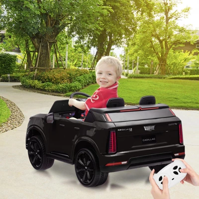 2 Seater Ride On Car For Kids, 24V Licensed Cadillac Electric Car Toy, Ride On Truck With Remote Control, Suspension, Music, LED 4 2 Seater Ride On Car For Kids, 24V Licensed Cadillac Electric Car Toy, Ride On Truck With Remote Control, Suspension, Music, LED - Image 2