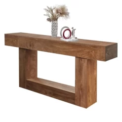 63" Long Console Table For Entryway, Wood Rectangular Sofa Table Behind The Couch, Farmhouse Entryway Tables For Entrance,Hallway,Living Room,Foyer -Garvee GUEST dd7d36c5 4689 4199 ac1f ff71d71128bc