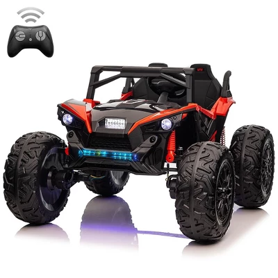 24V 2Seats Ride On UTV With Remote Control, 17" Extra Large EVA Wheels & 20.5“ Wide Seat 4WD Electric Vehicle 9 24V 2Seats Ride On UTV With Remote Control, 17" Extra Large EVA Wheels & 20.5“ Wide Seat 4WD Electric Vehicle - Image 7