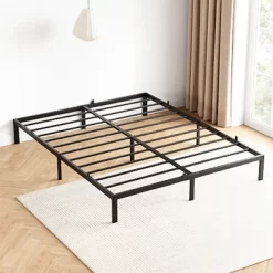 6 To 14 Inch Bed Frame With Under Bed Storage, Heavy Duty Metal Platform - Easy Assembly, No Box Spring Needed, Black -Garvee GUEST e02b9fd2 1127 4371 a639 57389ceacba6