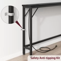 Garvee 5.9" Narrow Sofa Table With Outlets, Skinny Console Table With Storage, Slim Behind Couch Table For Living Room, Hallway, Foyer 18 Garvee 5.9" Narrow Sofa Table With Outlets, Skinny Console Table With Storage, Slim Behind Couch Table For Living Room, Hallway, Foyer -Garvee GUEST e06ad600 3371 4ca2 b132 3c4c2aa7c86a