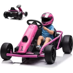 24V Kids Electric Go Kart - 300W X2 Motor, 8MPH, Drift Function, Slow Start & Seat Belt, 180lb Capacity, Ages 8-12 22 24V Kids Electric Go Kart - 300W X2 Motor, 8MPH, Drift Function, Slow Start & Seat Belt, 180lb Capacity, Ages 8-12 -Garvee GUEST e07637fb 762a 41b4 b49f 54f91b9824d4