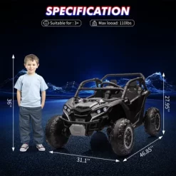 Ride On Car For Kids, 24V 2 Seater Powered Electric Off-Road UTV Toy,4WD Electric Vehicle With Remote Control,LED3 Speeds,Horn, Music 14 Ride On Car For Kids, 24V 2 Seater Powered Electric Off-Road UTV Toy,4WD Electric Vehicle With Remote Control,LED3 Speeds,Horn, Music -Garvee GUEST e32c5d3d 19ce 4603 8270 33339d38d2b4