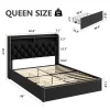 Garvee Upholstered Queen Size Bed Frame With 4 Drawers, Black Velvet Queen Platform With Tufted Headboard And Nailhead Design, No Box Spring Needed 2 Garvee Upholstered Queen Size Bed Frame With 4 Drawers, Black Velvet Queen Platform With Tufted Headboard And Nailhead Design, No Box Spring Needed -Garvee GUEST e3713a59 8efe 4624 a653 b2fa3aaa1630