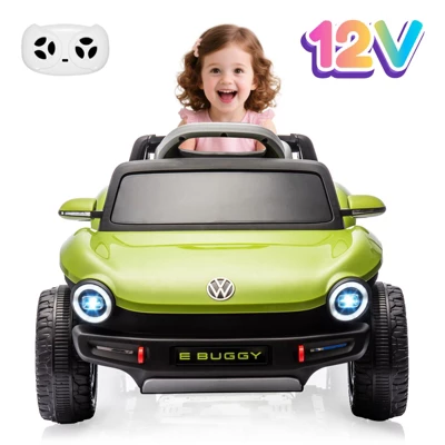 Licensed Volkswagen Beetle Ride-On Car For Kids, 12V Electric Vehicle, 4-Wheeler Toy Car With Remote Control, LED Lights, Music Player 10 Licensed Volkswagen Beetle Ride-On Car For Kids, 12V Electric Vehicle, 4-Wheeler Toy Car With Remote Control, LED Lights, Music Player - Image 8