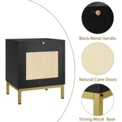 Rattan NightStand -Garvee GUEST e8592e81 d12e 4731 9551 70605efbc808