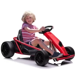 24V 9Ah Kids Ride-On Go-Kart Toy, High-Speed 8MPH Drifting Car With Powerful Motors -Garvee GUEST e8ea74a3 7bfd 4d40 9731 a6fc63c1dc64