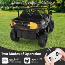 24V Ride-On Dump Truck For Big Kids – 4x4 Electric Car With Remote Control, Interactive Shovel, Bluetooth Speaker & Music -Garvee GUEST e91504f5 4970 4dd7 a0f1 ff006ef7b521