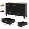 Whizmax Dresser For Bedroom With 7 Drawers, Modern Chest Of Drawers Closet With Metal Handle, Wooden Dresser Organizer, For Bedroom, Living Room