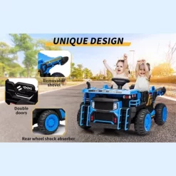 Ride On Dump Truck, 2 Seater Ride On Construction Vehicle With Remote Control, Electric Dump Bed, Ride On Car Toy For Kids 17 Ride On Dump Truck, 2 Seater Ride On Construction Vehicle With Remote Control, Electric Dump Bed, Ride On Car Toy For Kids -Garvee GUEST eb1efe41 7ef7 4c25 9442 4c3197e5ba04