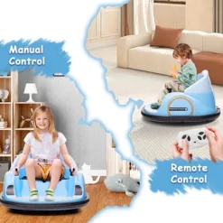 12V Kids Ride On Bumper Car Electric Bumping Car For Toddlers With Remote Control, 360° Spin -Garvee GUEST ec6ffb55 435d 43c9 bcdc a08569c56a3e