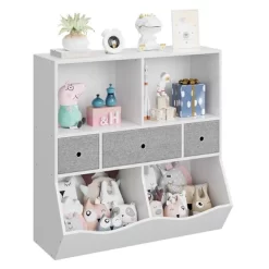 Whizmax Kids Bookshelf And Bookcase Toy Storage Multi Shelf With Cubby Organizer Cabinet And Drawers For Boys Girls,Bedroom -Garvee GUEST f0f9ab98 2345 4db5 91b9 032ba16b2c06