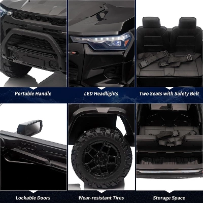 24V 2-Seater Kids Ride On Truck Electric Car For Toddlers Battery Powered Ride On Toy With Remote Control 4 24V 2-Seater Kids Ride On Truck Electric Car For Toddlers Battery Powered Ride On Toy With Remote Control - Image 2