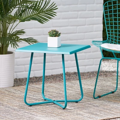 18inch Side Table, Small Coffee Square Table Terrace Wrought Iron Side Table With X-shape Base For Living Room Bedroom Dining Room Decoration 3 18inch Side Table, Small Coffee Square Table Terrace Wrought Iron Side Table With X-shape Base For Living Room Bedroom Dining Room Decoration