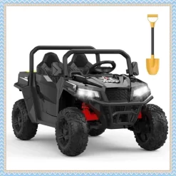 Garvee 24V Kids Ride On Dump Truck With Electric Bed, 2-Seater 4WD Ride Truck W/ Remote Control, Music, LED, Shovel, Gift For Boys & Girls 20 Garvee 24V Kids Ride On Dump Truck With Electric Bed, 2-Seater 4WD Ride Truck W/ Remote Control, Music, LED, Shovel, Gift For Boys & Girls -Garvee GUEST f607a014 8b36 4e14 bc22 7694975cd2db