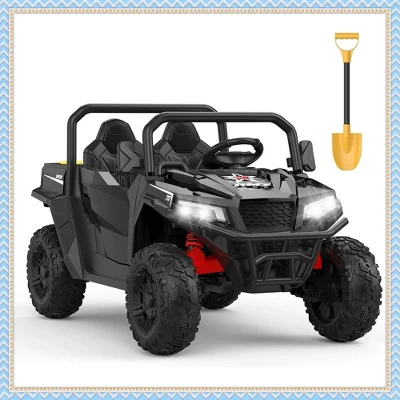 Garvee 24V Kids Ride On Dump Truck With Electric Bed, 2-Seater 4WD Ride Truck W/ Remote Control, Music, LED, Shovel, Gift For Boys & Girls 9 Garvee 24V Kids Ride On Dump Truck With Electric Bed, 2-Seater 4WD Ride Truck W/ Remote Control, Music, LED, Shovel, Gift For Boys & Girls - Image 7