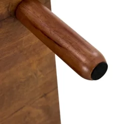 Modern 2-Tier Coffee Table For Living Room Furniture, Center Table With Open Storage Shelf, Rounded Rubberwood Legs, Wood/Walnut Color 39.3*19.6*18in -Garvee GUEST f78db589 3f59 4ac8 abcf a9ab899e26ea