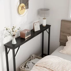 Narrow Console Table, 39.3" Small Entryway Table, Thin Sofa Table -Garvee GUEST f7f25d8a 2d80 4207 8ba2 bfd896038180