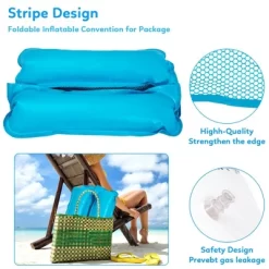 Garvee 4PCS Inflatable Pool Floats-1pcsSwimming Pool Float Hammock,1pcsInflatable Swim Tube Ring And 2pcsBeach Balls -Garvee GUEST f84503a3 101a 4820 838d 9844b38a06aa