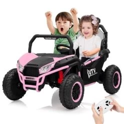 Ride On Car Utv, 24V 2 Seater, Off-Road Kids Electric Vehicles With Metal Frame, 3 Speeds For Boys And Girls -Garvee GUEST f86951e8 91c9 4e34 968f 5a2178c4446e