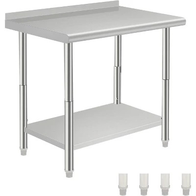 Heavy Duty Stainless Steel Work Table, Adjustable Height Utility Table For Home, Garage, And Restaurant Use 12 Heavy Duty Stainless Steel Work Table, Adjustable Height Utility Table For Home, Garage, And Restaurant Use - Image 10