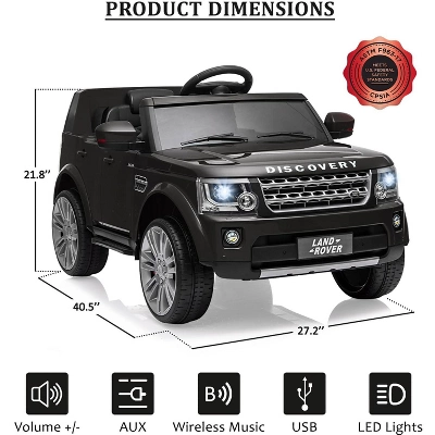 Ride On Toys For Toddlers 3-8, Licensed Land Rover Ride On Car With Parent Remote Control 4 Ride On Toys For Toddlers 3-8, Licensed Land Rover Ride On Car With Parent Remote Control - Image 2