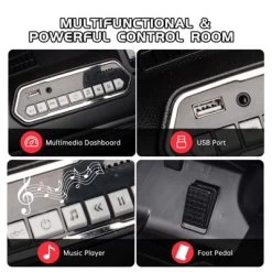 Garvee 12V Kids Ride On Car, 2-Seater Vehicle With Remote Control -Garvee GUEST fb357f0c 1133 44de 9dca 9c331005cccd