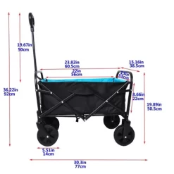 Folding Wagon Garden Shopping Beach Cart 12 Folding Wagon Garden Shopping Beach Cart -Garvee GUEST fbb0c2aa 5c61 4923 8114 ac9476889fba