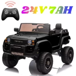 Licensed Toyota Land Cruiser 24V Ride-On Car For Kids, 2 Seater Electric Truck With Remote Control, 2WD/4WD Ride On Toys With Music, LED Lights -Garvee GUEST fbc4eba5 550c 4b34 898b 26618eaaf0bd