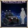 Garvee 24V 2-Seater Ride-On UTV For Kids, 400W Electric Car With Remote, LED Lights, Music, Metal Frame, Four-Wheel Suspension