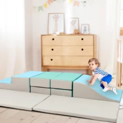 10-Pieces Climbing Toys For Toddlers, Toddler Playtime Corner Climber