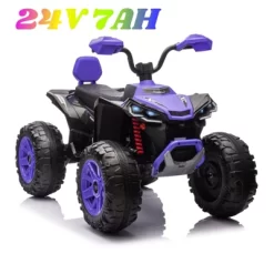 24 Volt Kids ATV Ride-On, Electric Dual 4 Wheeler With 2-Seater, Ride On Toys For Big Kids With LED Lights, Music, High Low Speed -Garvee GUEST fe5c8537 9c72 4cb2 855a 44e11bcd9a22